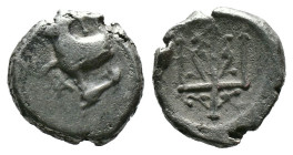 (Silver, 1.95g 18mm) THRACE. Byzantion. Circa 387/6-340 BC. Hemidrachm