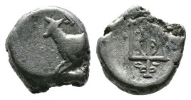 (Silver, 1.83g 11mm)THRACE. Byzantion. Circa 387/6-340 BC. Hemidrachm