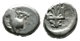 (Silver, 1.92g 11mm) THRACE. Byzantion. Circa 387/6-340 BC. Hemidrachm