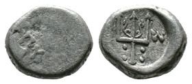 (Silver, 1.87g 11mm) THRACE. Byzantion. Circa 387/6-340 BC. Hemidrachm
