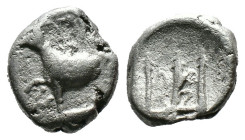 (Silver, 1.71g 12mm) THRACE. Byzantion. Circa 387/6-340 BC. Hemidrachm