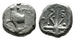 (Silver, 1.89g 11mm) THRACE. Byzantion. Circa 387/6-340 BC. Hemidrachm