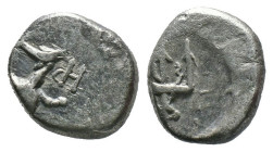 (Silver, 1.82g 11mm) THRACE. Byzantion. Circa 387/6-340 BC. Hemidrachm