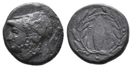 (Bronze, 5.27g 20mm) AIOLIS, Elaia. Mid 4th-3rd century BC. AE.