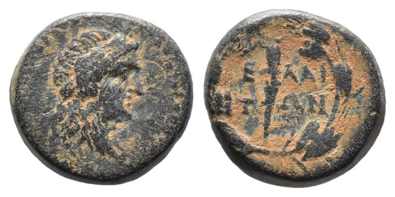 (Bronze, 3.08g 15mm) AEOLIS. Elaia. (Circa 2nd/1st century BC). AE.