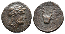 (Bronze, 3.10g 18mm) Ionia. Kolophon(?) circa 400-350 BC. Bronze AE.