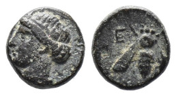 (Bronze, 1.40g 11mm) IONIA. Ephesus. AE