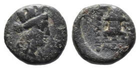 (Bronze, 1.76g 11mm) Ionia, Smyrna.(?)circa 170-145 BC. A.E