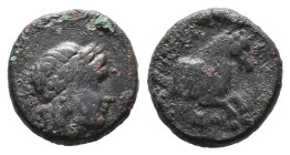 (Bronze, 2.67g 14mm) Ionia, Kolophon. (?) Ca. 330-285 B.C.