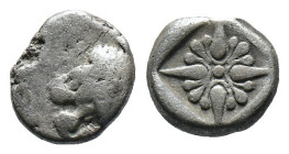 (Silver, 1.06g 10mm) IONIA, Miletos. ca. 480-450 BC. AR Obol