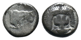(Silver, 1.58g 11mm) IONIA, Samos. 310-300 BC. AR Hemidrachm