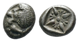 (Silver, 1.10g 10mm) IONIA, Miletos. ca. 480-450 BC. AR Obol