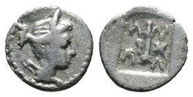 (Silver, 0.54g 12mm) Lycia. Lycian League. Masikytes (BC 48-23) 1/4 Drachm