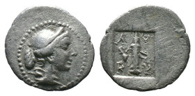 (Silver, 0.73g 13mm) Lycia. Lycian League. Masikytes (BC 48-23) 1/4 Drachm