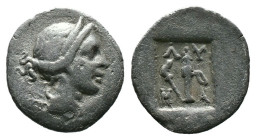 (Silver, 0.77g 14mm) Lycia. Lycian League. Masikytes (BC 48-23) 1/4 Drachm