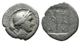 (Silver, 0.74g 13mm) Lycia. Lycian League. Masikytes (BC 48-23) 1/4 Drachm