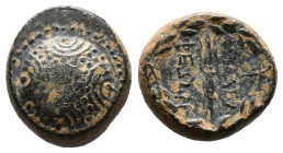 (Bronze, 5.00g 15mm) Lydia, Philadelphia, 2nd-1st centuries BC. AE. Bronze.