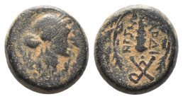 (Bronze, 3.95g 15mm) LYDIA, Sardes. Circa 133 BC-AD 14. AE