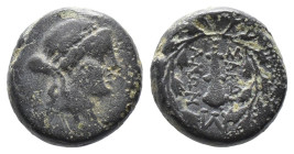 (Bronze, 4.37g 16mm) Lydia, Sardes, 2nd-1st century BC. AE.