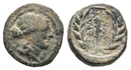 (Bronze, 2.59g 16mm) Lydia, Sardes, 2nd-1st century BC. AE.