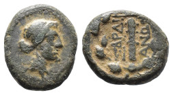 (Bronze, 3.10g 16mm) Lydia, Sardes. Ca. 133 B.C.-A.D. 14 AE