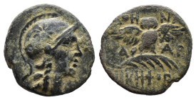 (Bronze, 2.08g 17mm) Mysia, Pergamum. Civic issue. Ca. 200-133 B.C. AE