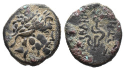 (Bronze, 3.69g 18mm) Mysia. Pergamon circa 200 BC. Bronze AE.