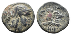 (Bronze, 2.38g 17mm) Mysia, Pergamum. Civic issue. Ca. 200-133 B.C. AE