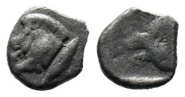 (Silver, 0.81g 10mm) Mysia, Cyzicus Obol circa 450, AR