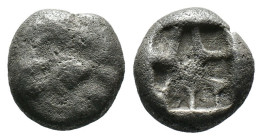 (Silver, 2.83g 12mm) MYSIA. Parion. (5th century BC). AR Drachm.
