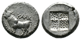 (Silver, 3.80g 16mm) BITHYNIA, Kalchedon. Circa 387-340 BC. AR Drachm.