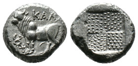 (Silver, 3.84g 16mm) BITHYNIA, Kalchedon. Circa 387-340 BC. AR Drachm.