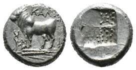 (Silver, 3.65g 15mm)BITHYNIA, Kalchedon. Circa 387-340 BC. AR Drachm.