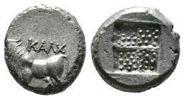 (Silver, 3.66g 14mm)BITHYNIA, Kalchedon. Circa 387-340 BC. AR Drachm.