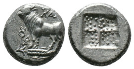 (Silver, 3.74g 15mm) BITHYNIA, Kalchedon. Circa 387-340 BC. AR Drachm.