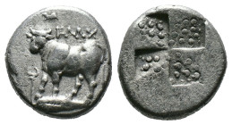 (Silver, 3.63g 16mm) BITHYNIA, Kalchedon. Circa 387-340 BC. AR Drachm.