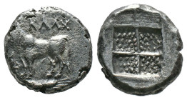 (Silver, 3.77g 15mm) BITHYNIA, Kalchedon. Circa 387-340 BC. AR Drachm.