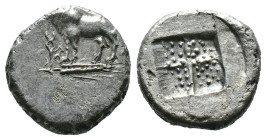 (Silver, 3.76g 16mm) BITHYNIA, Kalchedon. Circa 387-340 BC. AR Drachm.