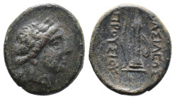 (Bronze, 5.00g 21mm) Bithynian Kingdom. Prusias I, Chloros. ca. 230-182 B.C. AE