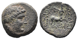 (Bronze, 3.76g 18mm) Bithynia, Prusias II Kynegos (182-149 BC) AE.
