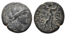 (Bronze, 3.59g 17mm) PHRYGIA. Apameia. Circa 88-40 BC AE.