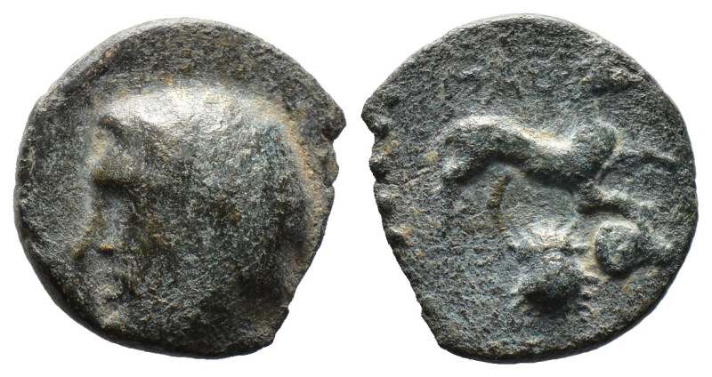 (Bronze, 3.30g 17mm) Greek Anciet Coins. AE.