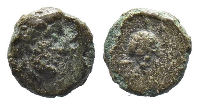 (Bronze, 0.49g 8mm) Ancient Greek Coin.