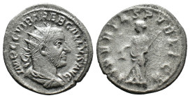 (Silver, 3.31g 22mm) Trebonianus Gallus (251-253 AD). AR Antoninianus
