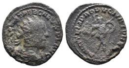 (Bronze, 3.11g 21mm) Trebonianus Gallus, 251-253. Antoninianus