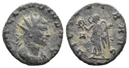 (Bronze, 2.84g 19mm) Gallienus (253-268 AD). AE.