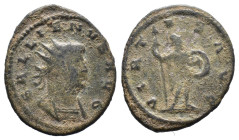 (Bronze, 2.80g 20mm) Gallienus AD 253-268.