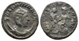 (Bronze, 4.24g 21mm) Salonina silvered AE Antoninianus