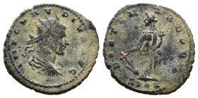 (Bronze, 3.01g 21mm) Claudius II Gothicus (268-270) AE