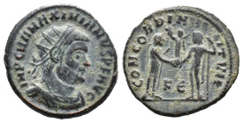 (Bronze, 3.25g 22mm) Maximianus (286-305). AE.